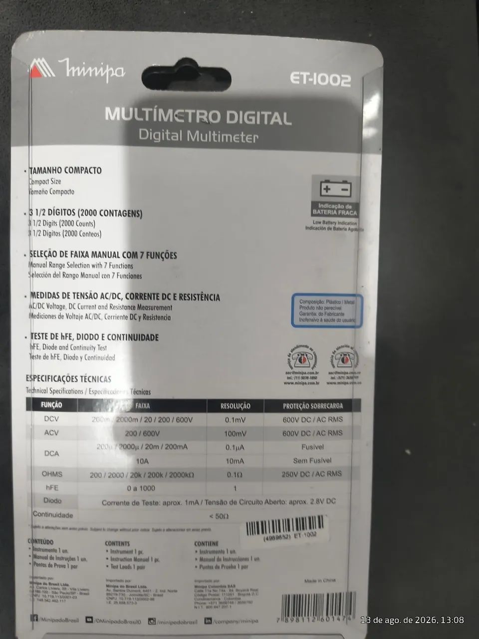 Multímetro digital  - Foto 2