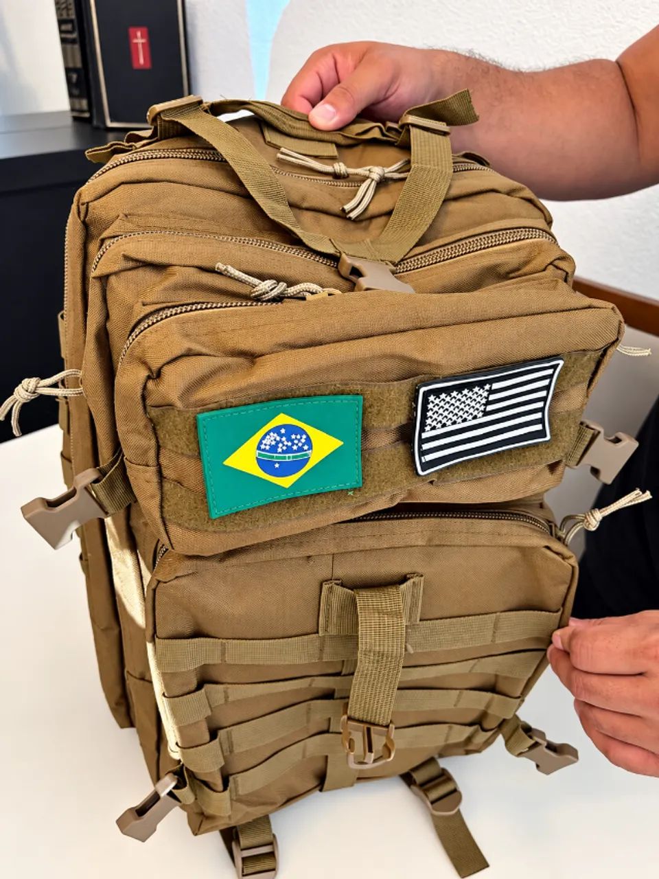 Mochila tática 50L impermeável