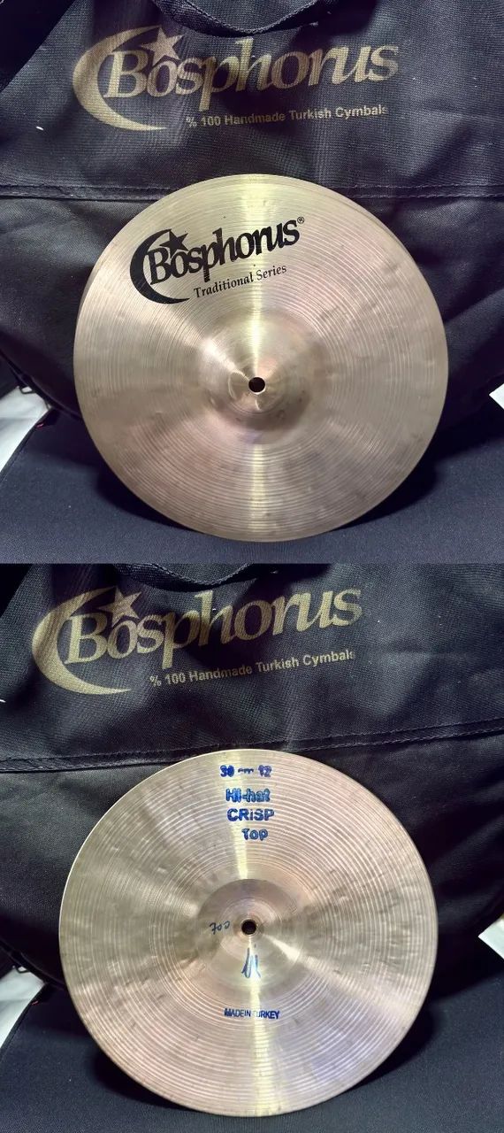 HIPHP CD17枚 Pratos Bosphorus - hihat Tradicional Crisp 12? e splash Antique 8