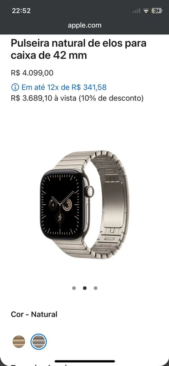 Pulseiras de elos americano Apple Watch  - Foto 4