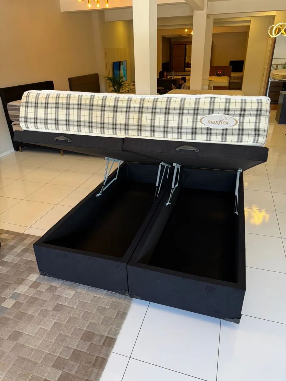 Cama Box QUEEN SIZE MAXFLEX SEMINOVA TOP - ENTREGO  - Foto 2