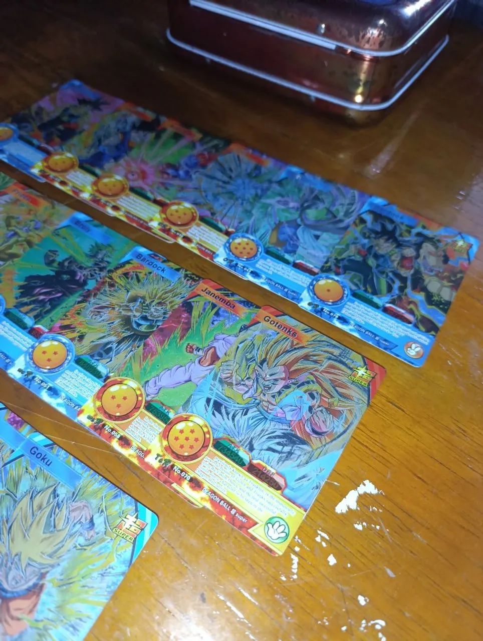 LOTE DE CARTAS DRAGON BALL SUPER + LATA - Foto 3