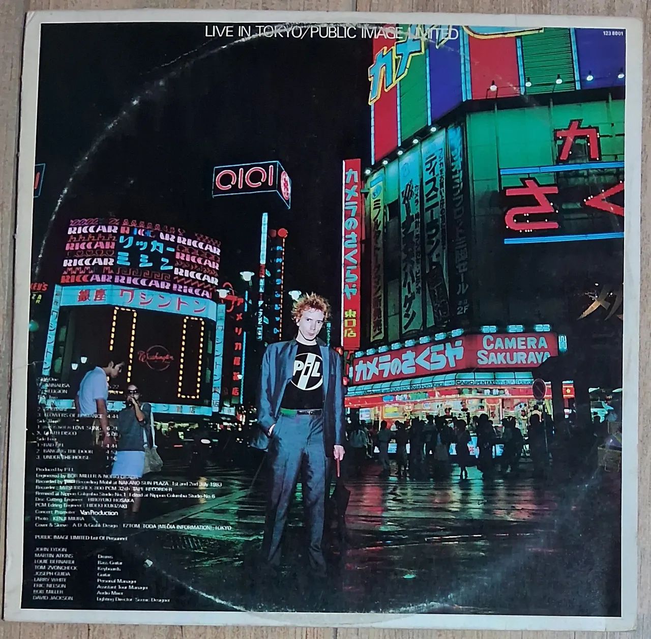 Lp Publick Image Limited Live In Tokio