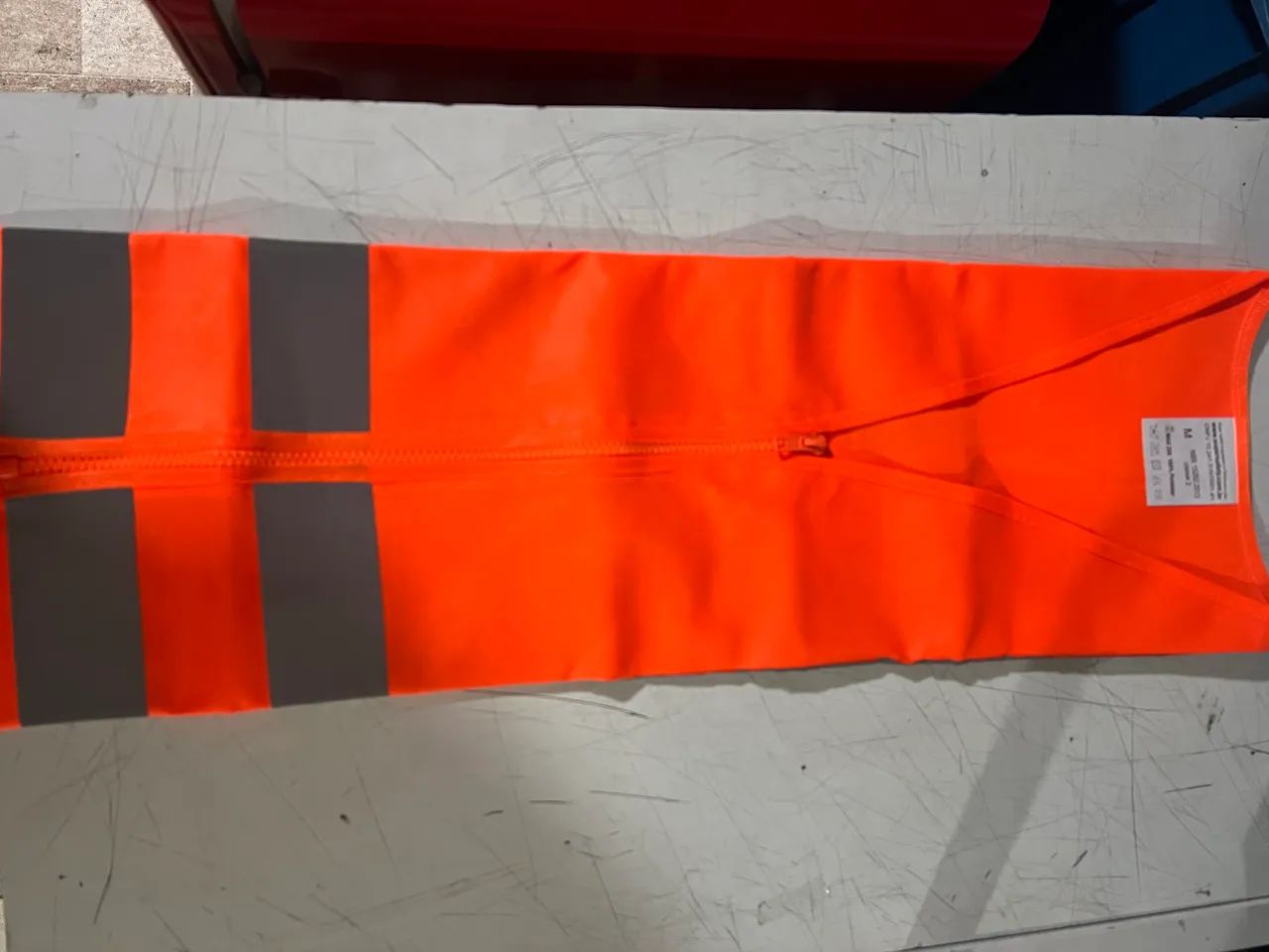 1 Colete refletivo Volk laranja com zíper tamanho M - Foto 2