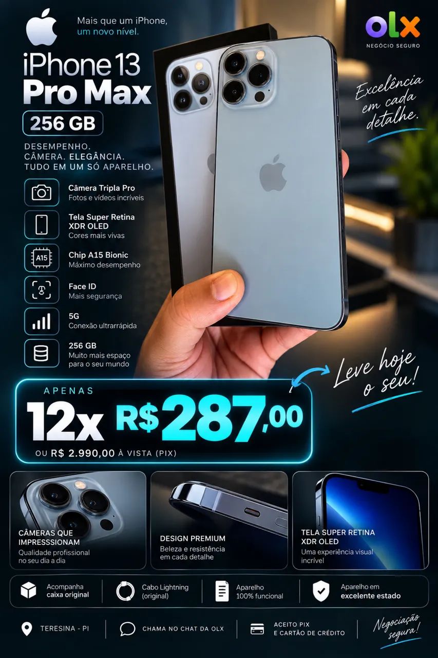 iPhone 13 Pro Max - Celulares e Smartphones - Samapi, Teresina