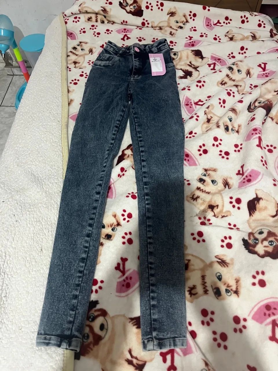 Calça da sal e pimenta nova original 
