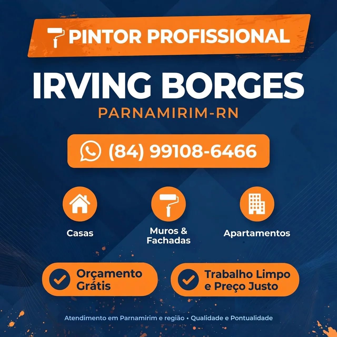 Pintor profissional em parnamirim