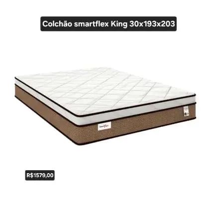Colchão smartflex King 30x193x203