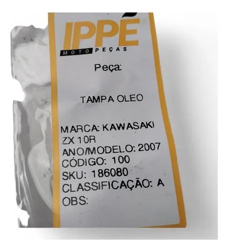 Tampa Oleo Kawasaki Zx 10r 2007 - Foto 5