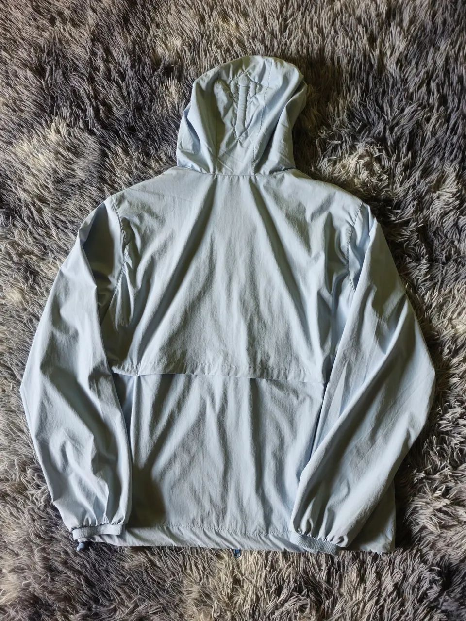 corta vento/windbreaker trapstar decoded cashmere azul - Foto 2