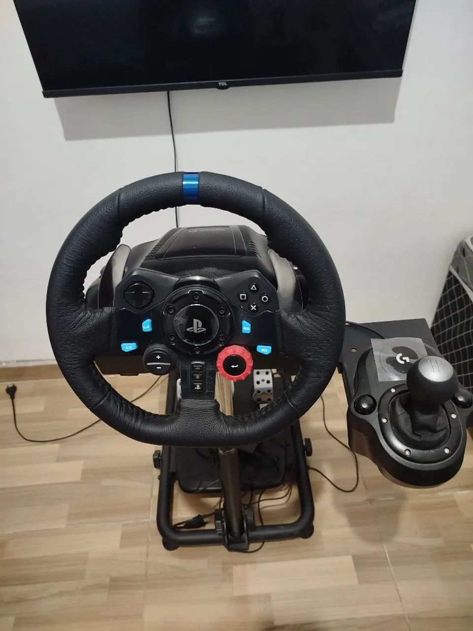 Cockpit completo com volante g29 e câmbio 