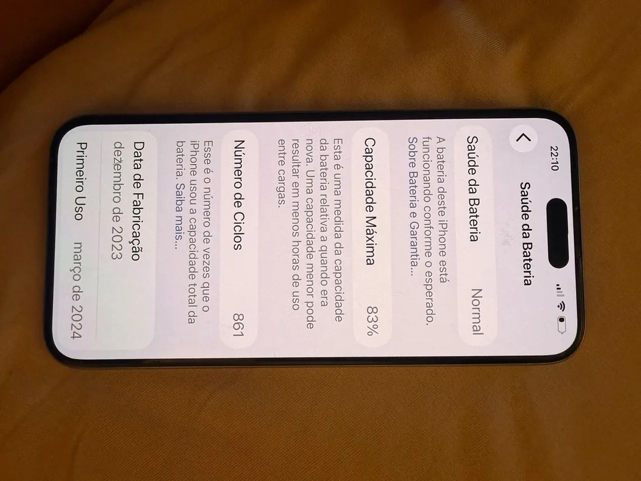 Celular iPhone 15 pro max  - Foto 3