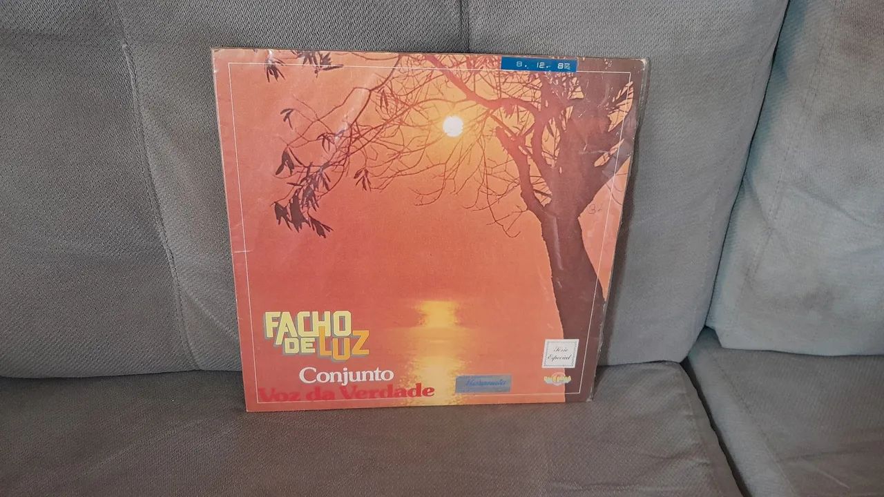 Disco de vinil evangélico Voz da Verdade fecho de luz