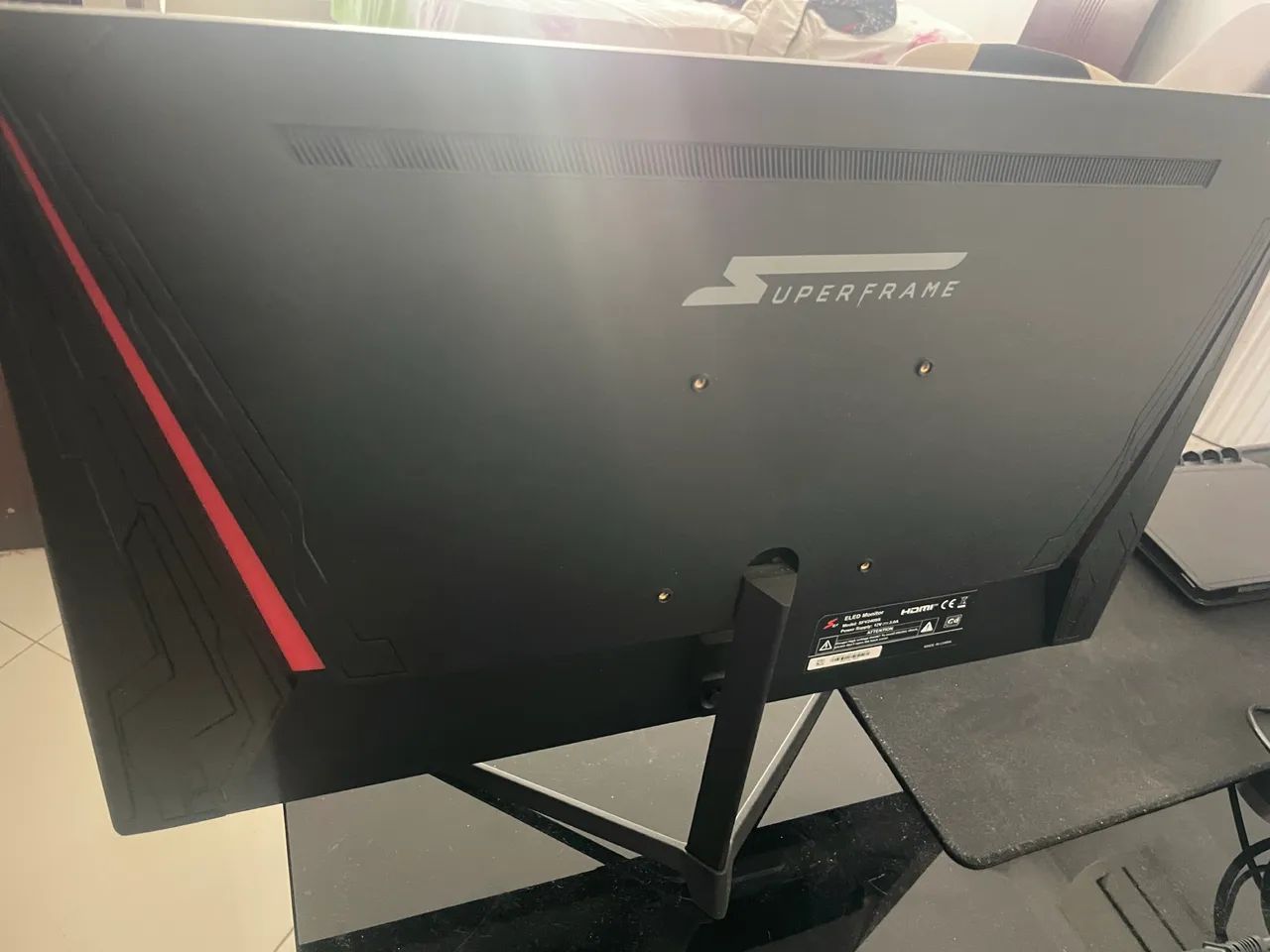 Monitor gamer 165Hz 24 pol COM DEFEITO - Foto 3