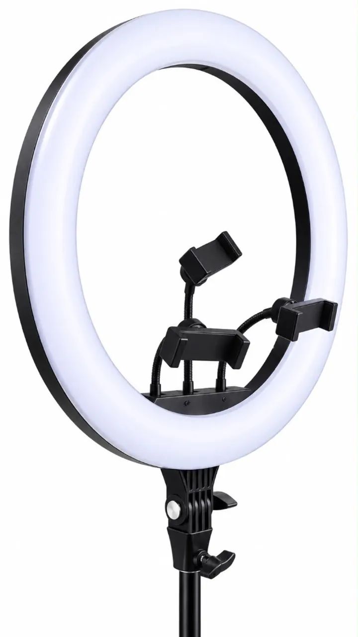 RING LIGHT PROFISSIONAL ALTA POTÊNCIA COM TRIPÉ - Foto 2