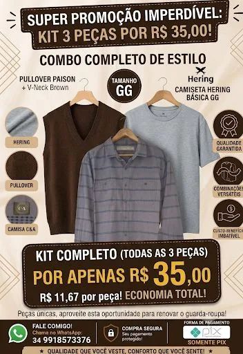 Conjunto roupas