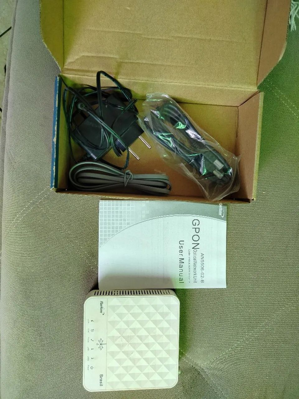 Roteador fiberhome gpon - pon onu