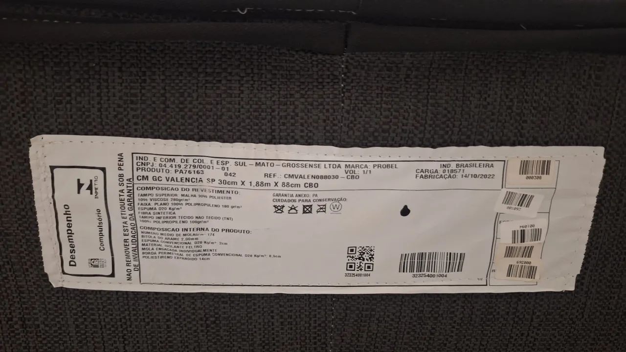 Cama solteiro + colchão mola ensacada - Foto 3