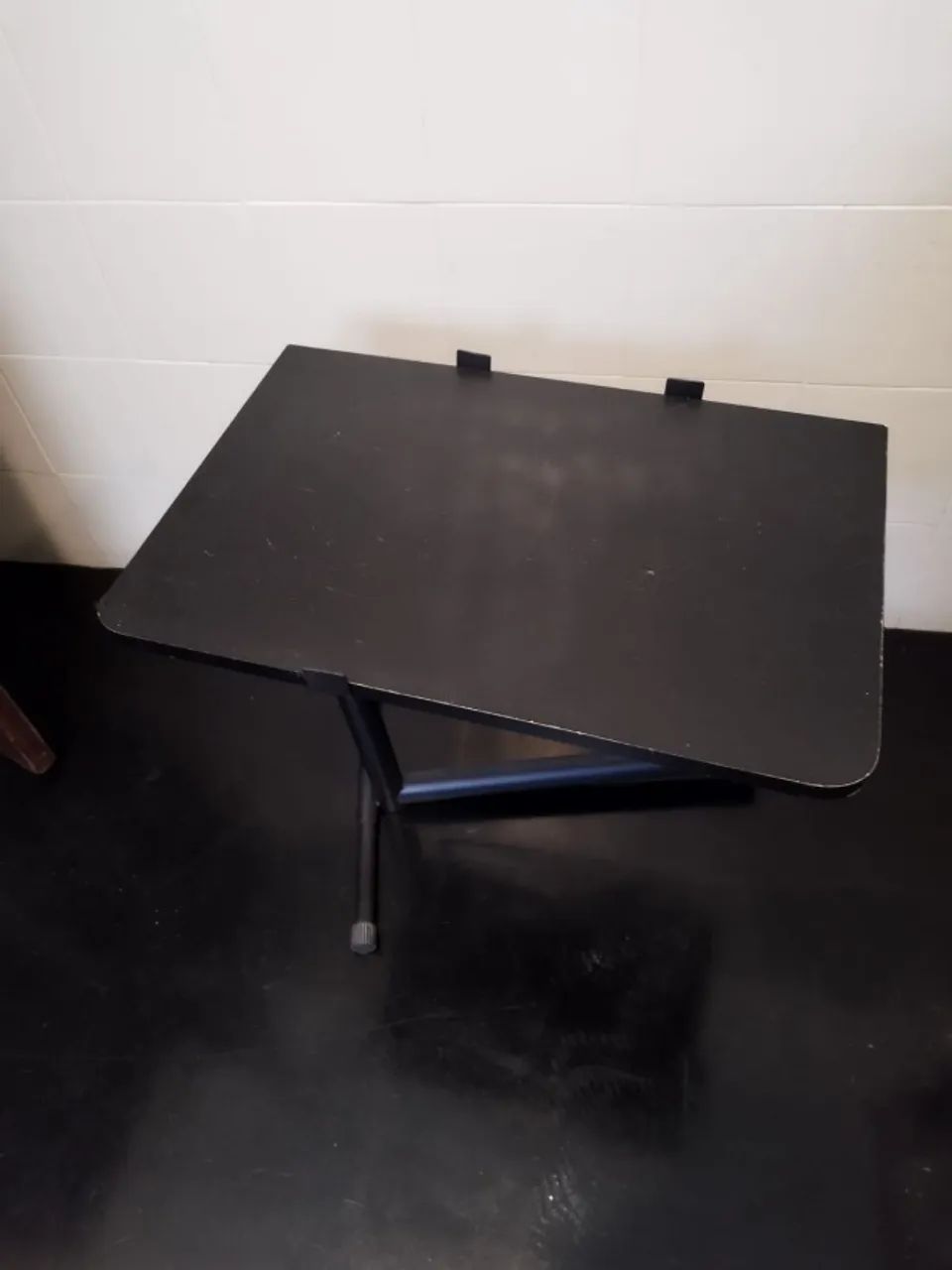 Mesa Ergonômica Para Notebook Com Giro E Altura Ajustavel Inclinavel Nt-home Preta Multivi - Foto 5