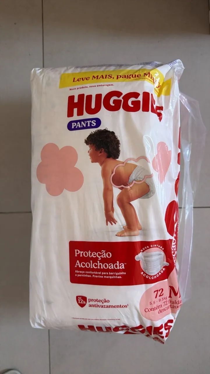 Fralda tamanho M