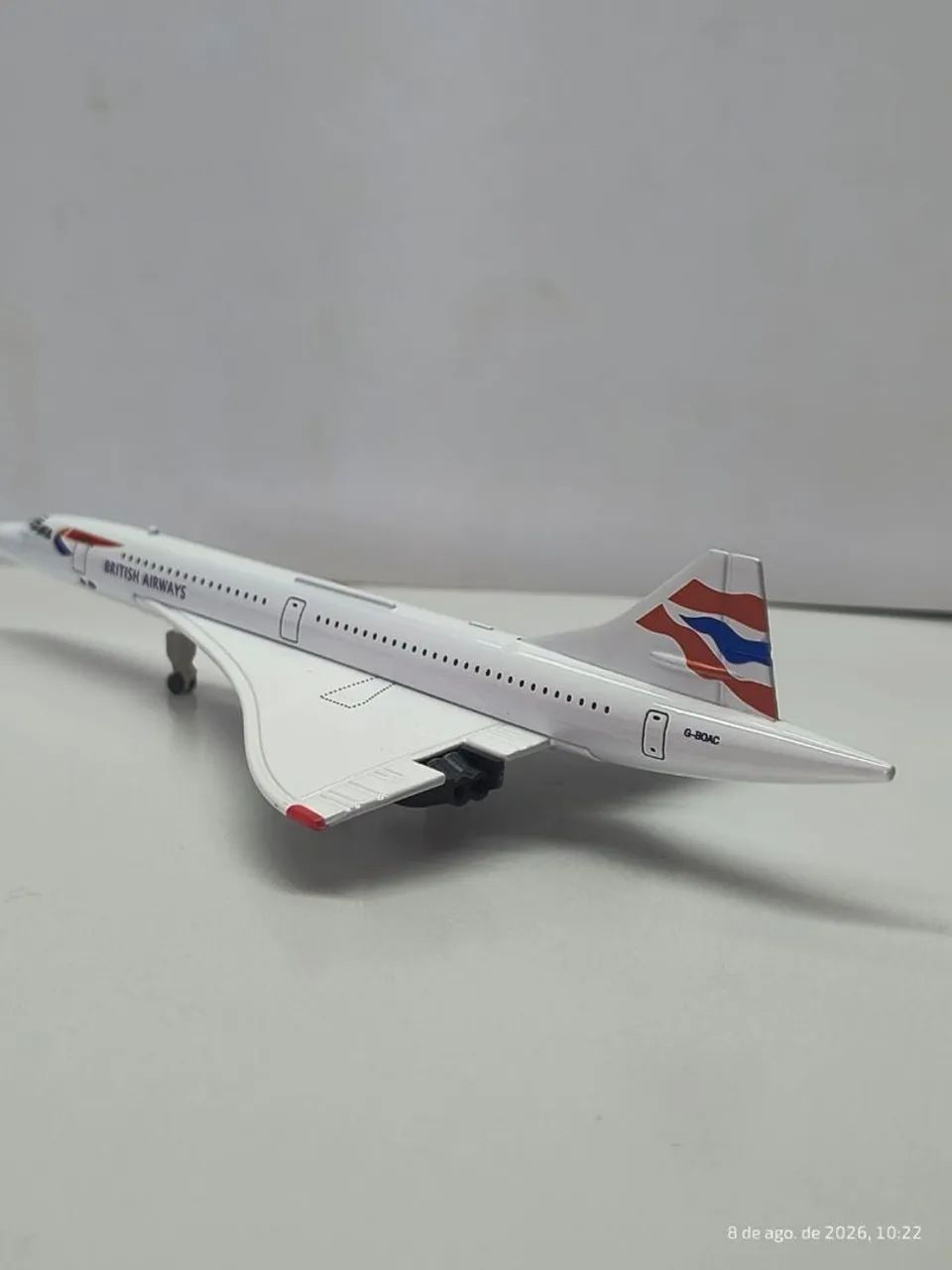 Concorde avião British 20 cm - Foto 5