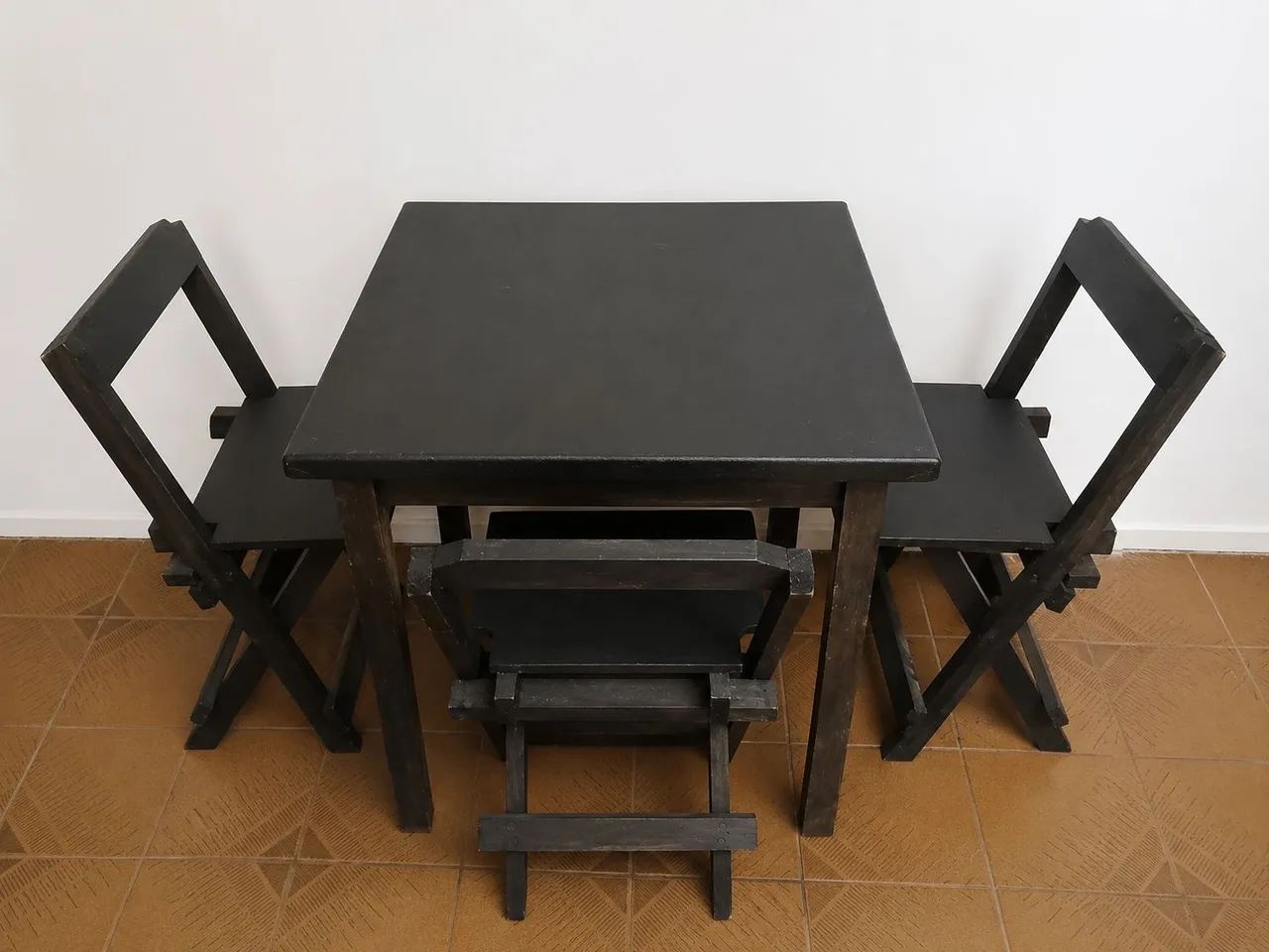 Conjunto de mesas para restaurante em madeira  - Foto 3