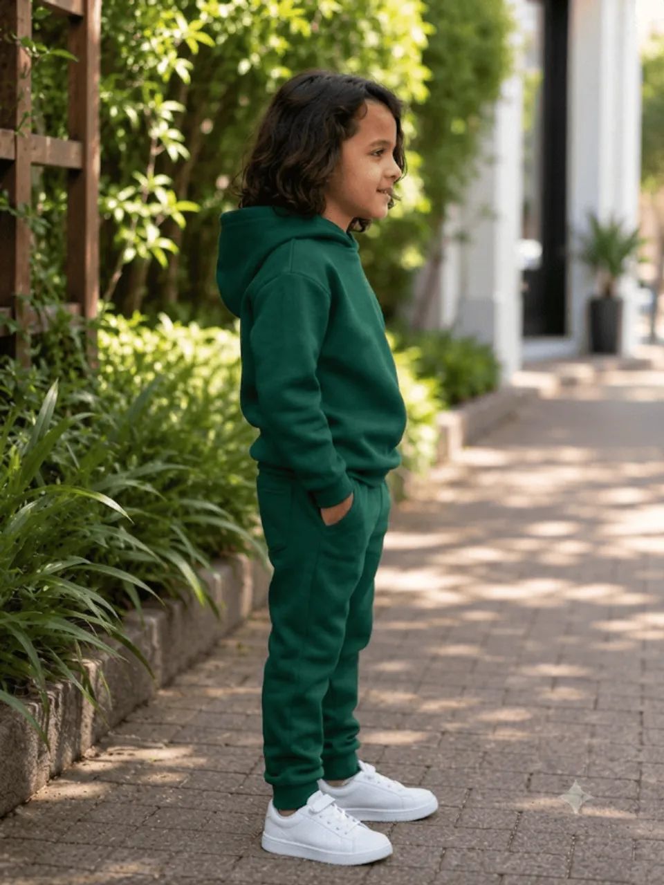 CONJUNTO INFANTIL 100% ALGODAO PELUCIADO VERDE LUCKSTAR - Foto 3