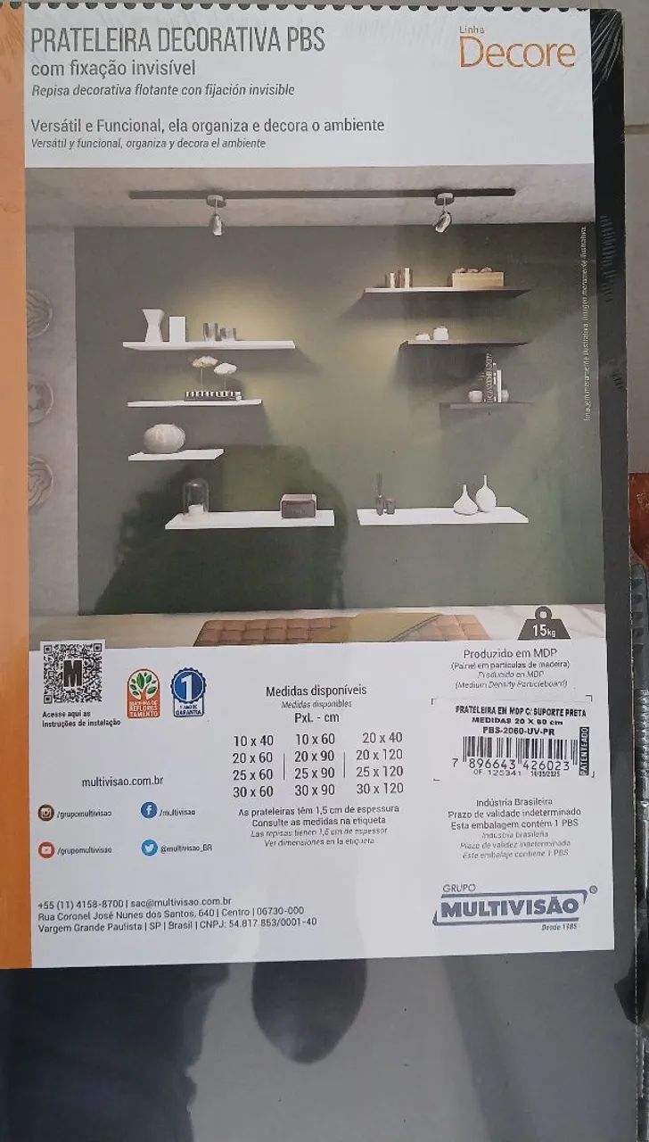 Prateleira suspensa.  - Foto 2