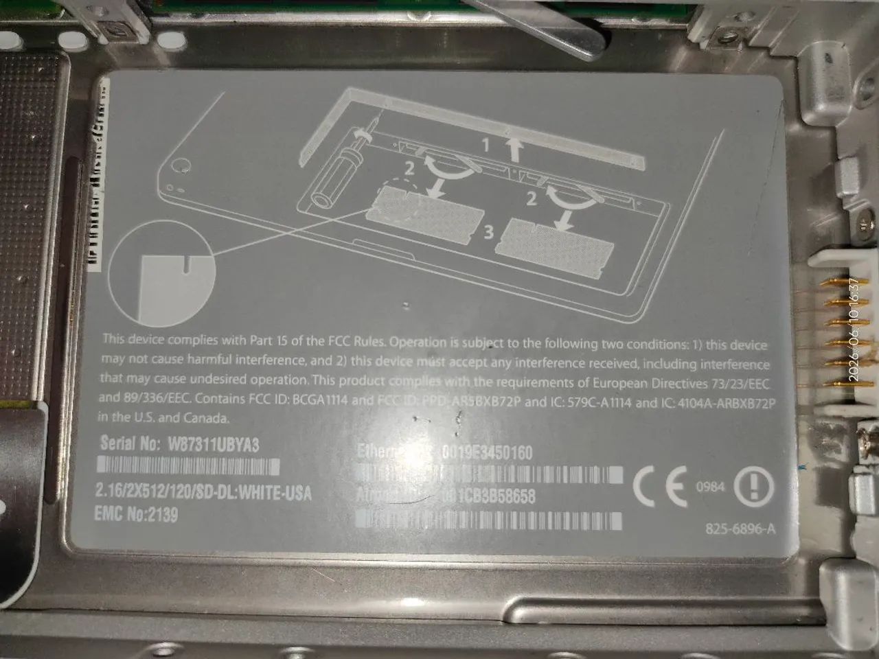Apple MacBook White A1181 (Mid-2007) Core 2 Duo | com DVDs e Apple Remote -Sem  HD e Fonte - Foto 4