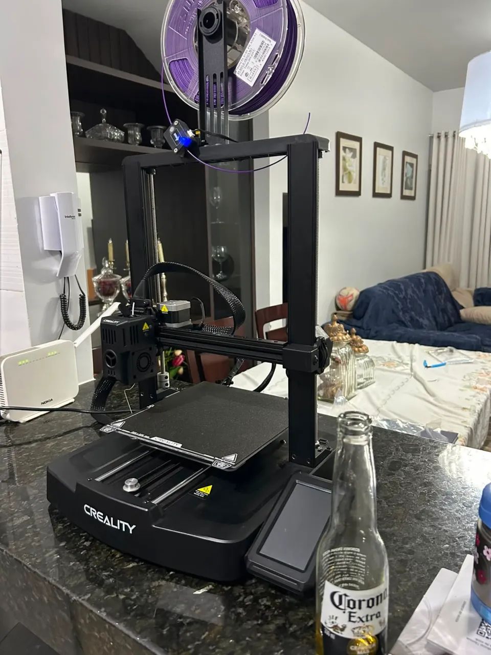 Vendo impressora 3D creality Ender- 3 V3 Ke - Foto 5