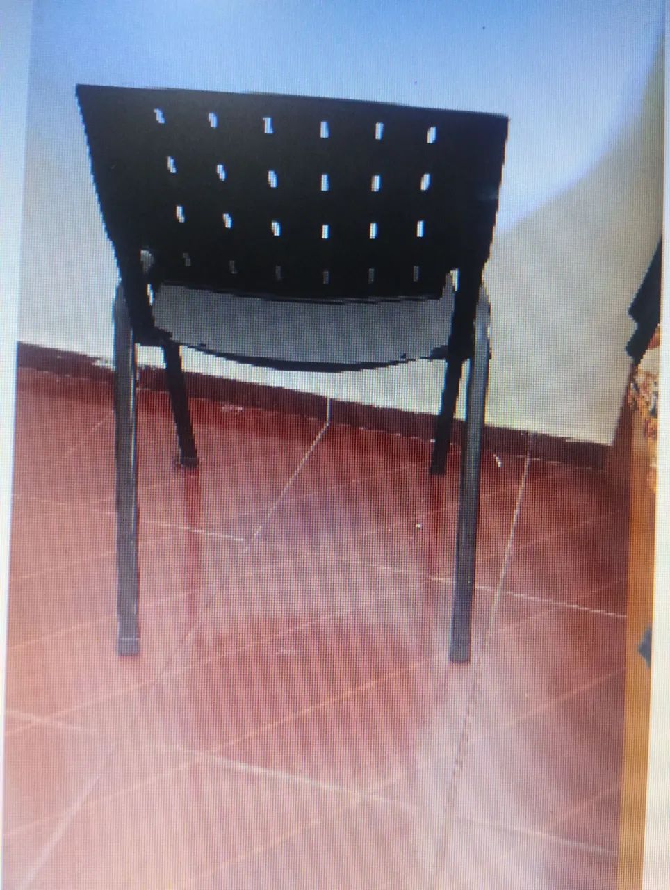 Vende-se 10(dez) Cadeiras ISO Fixa cor preta