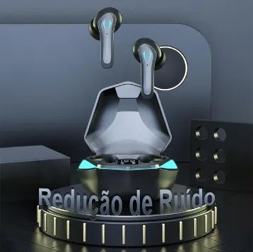 Fone De Ouvido Bluetooth Gamer Sem Fio Com Led Microfon Rs29 - Foto 5
