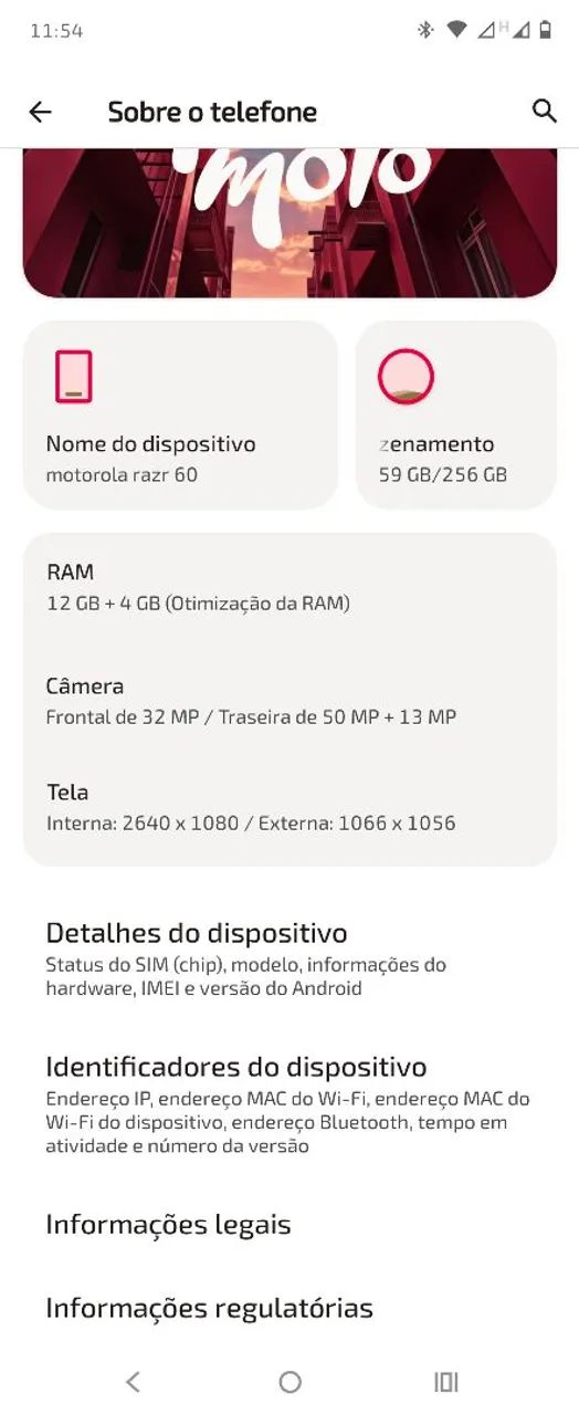 Telefone RAZR 60, 256gb, ram 12g, com NF - Foto 3