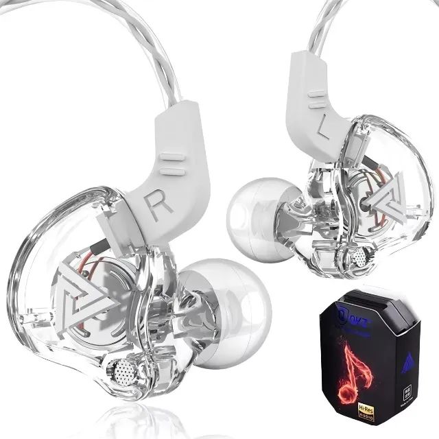 Fone De Ouvido QKZ AK6 Retorno De Palco Com Microfone - Foto 4