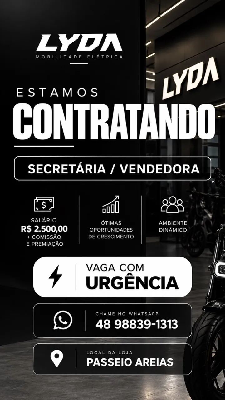 Vaga disponível 