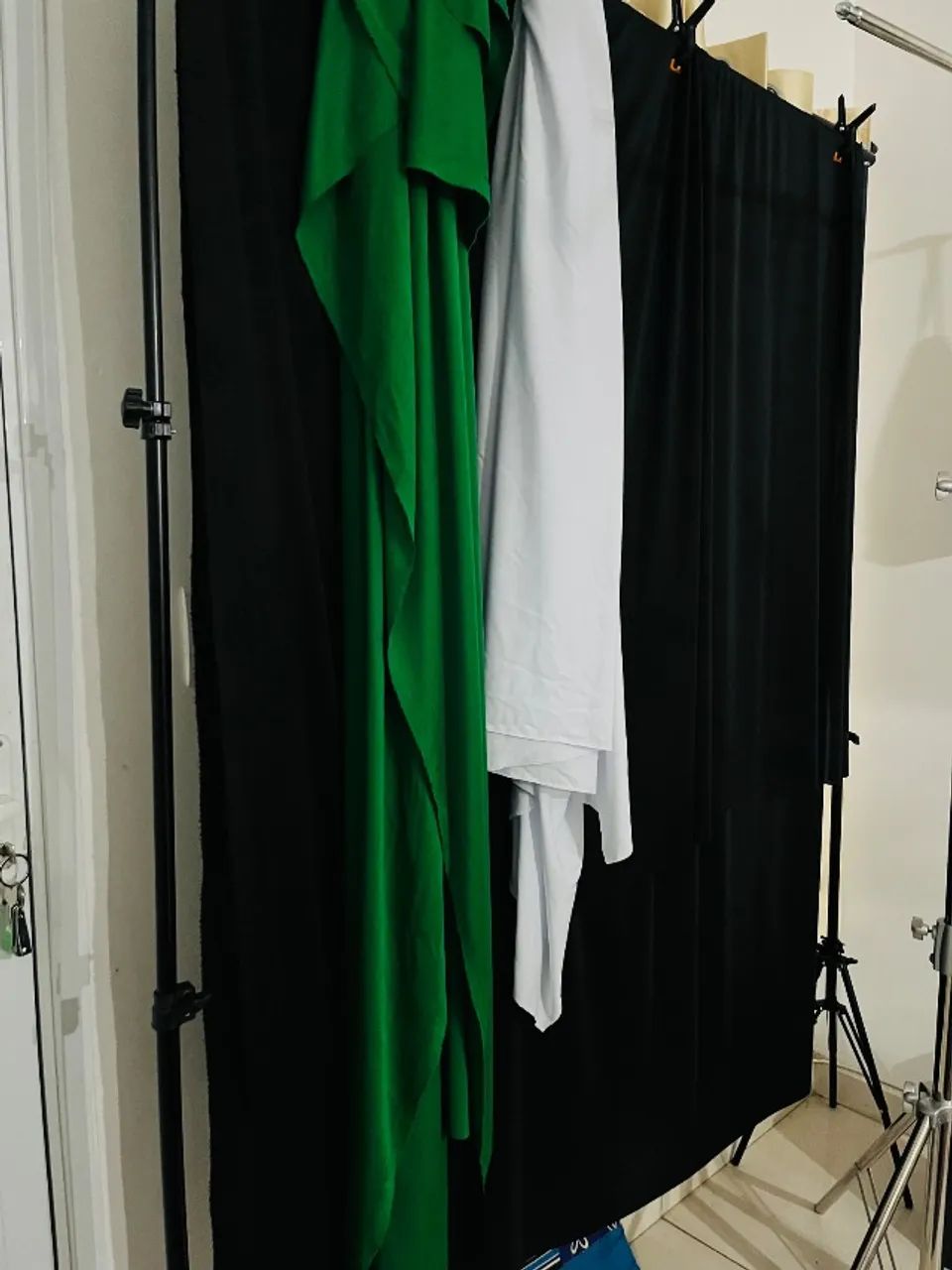 Suporte Fundo Infinito Chroma Key 3x2m + Esticadores + Bolsa