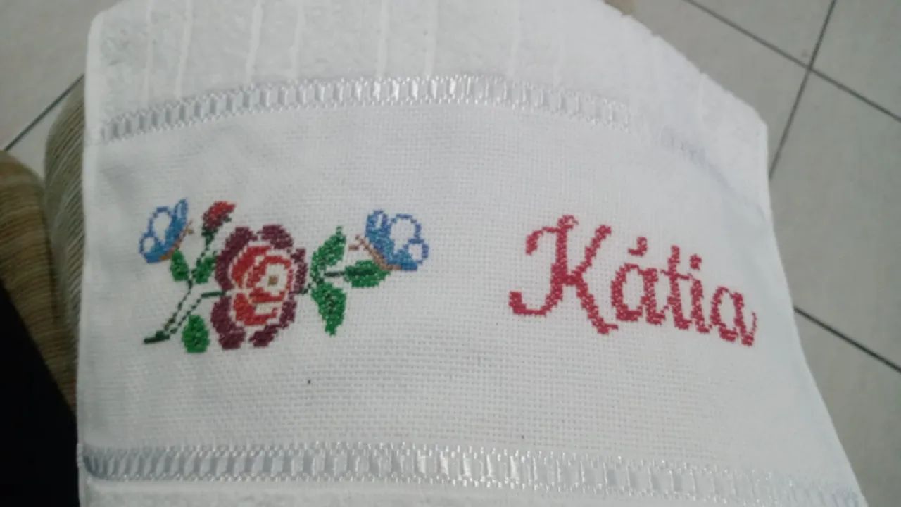 Toalhas Bordados a mão  - Foto 4