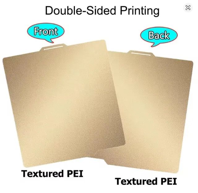 Placa Pei dupla face para impressão 3D Bambulab A1 