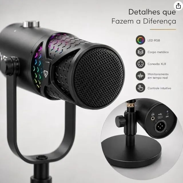 Microfone Dinâmico Leson LX8 - Foto 6
