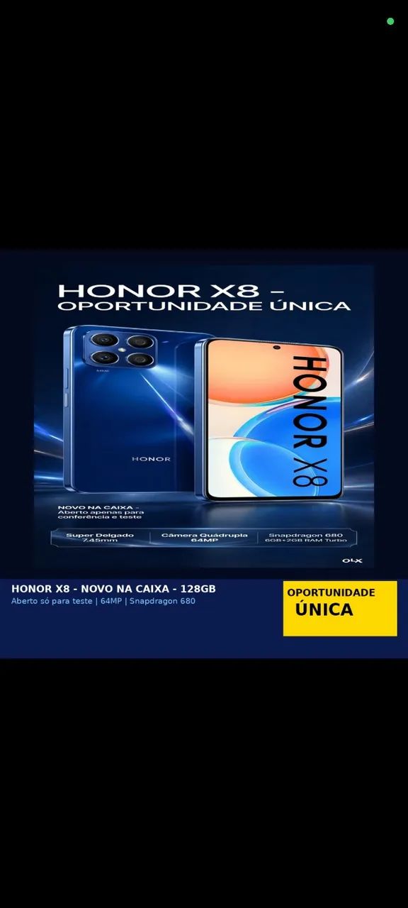 HONOR X8, 128GB, OCEAN BLUE - Foto 3
