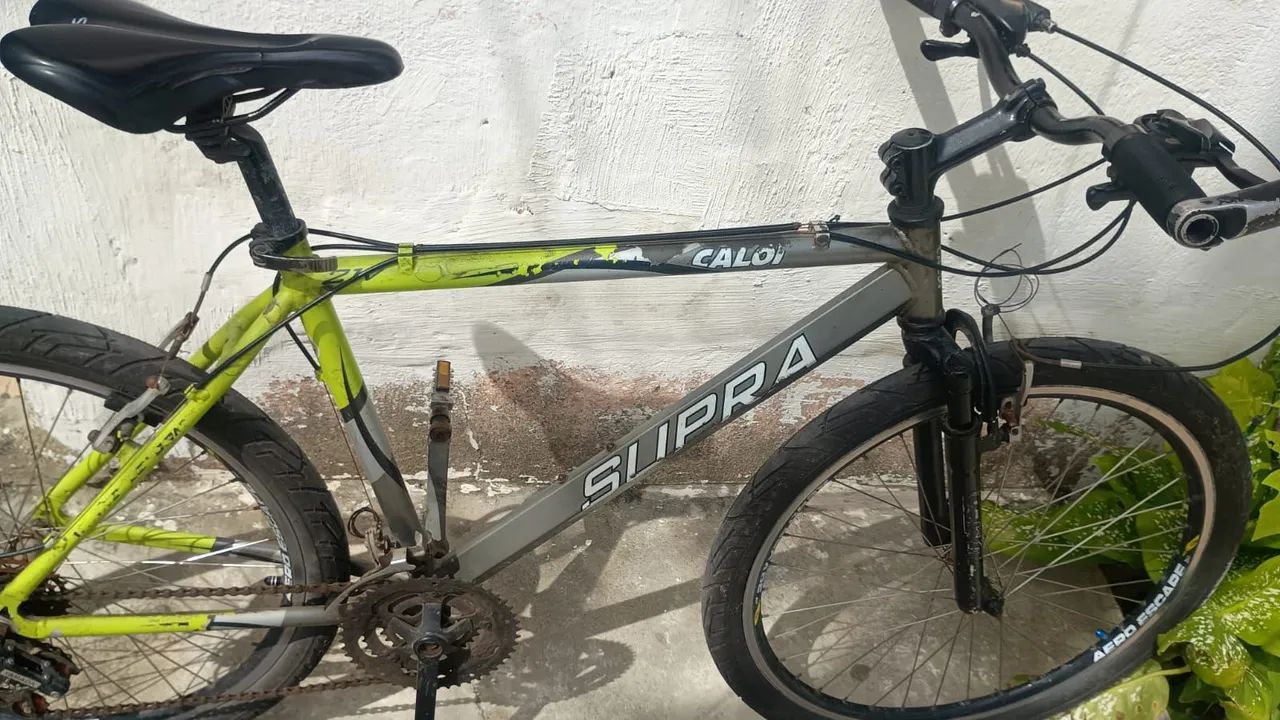 Bicicleta Caloi quadro de alumínio 
