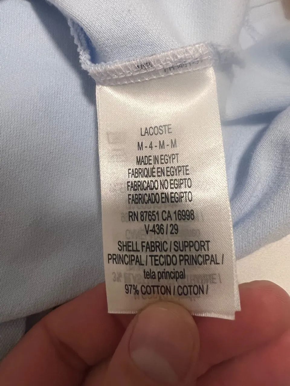 Polo Lacoste Azul 100% Original Tam M - Foto 4