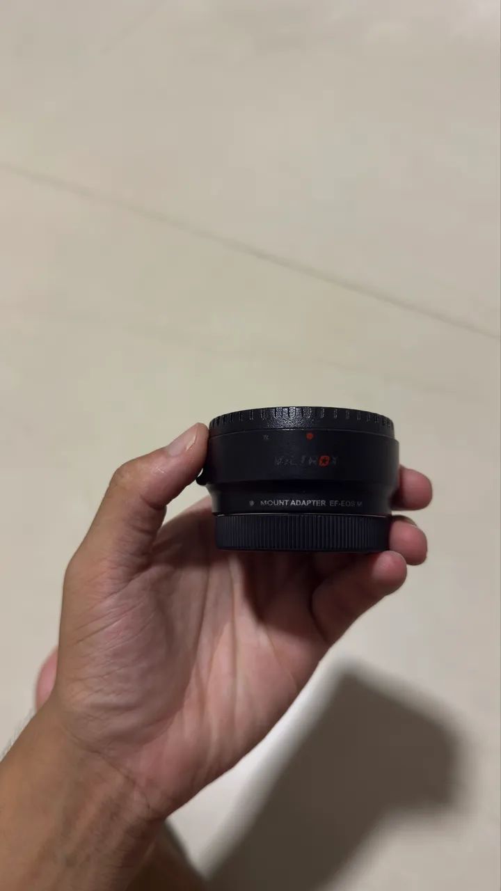 Cânon M50 Mark ii + adaptador viltrox  - Foto 5