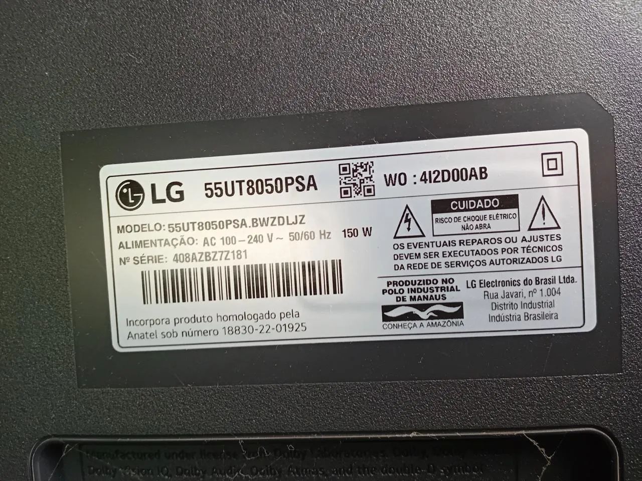 VENDO TV 55 POLEGADAS LG (TELA QUEBRADA)  - Foto 4