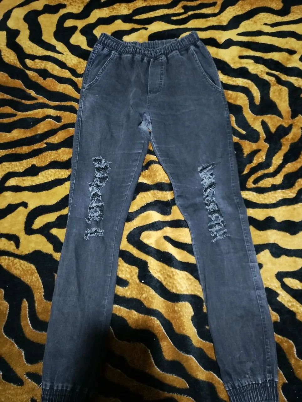 Calça cargo preta masculina 