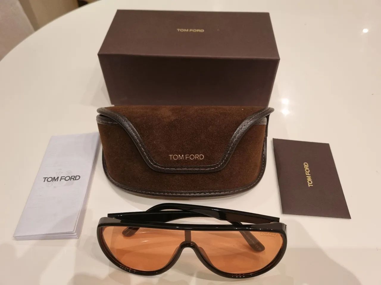 Óculos de sol Tom Ford Achilles TF 1182feminino  - Foto 3