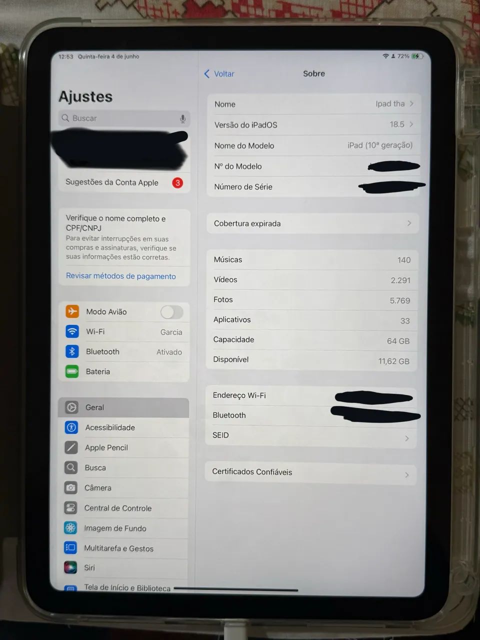 Ipad 10th Gen novo - Foto 3