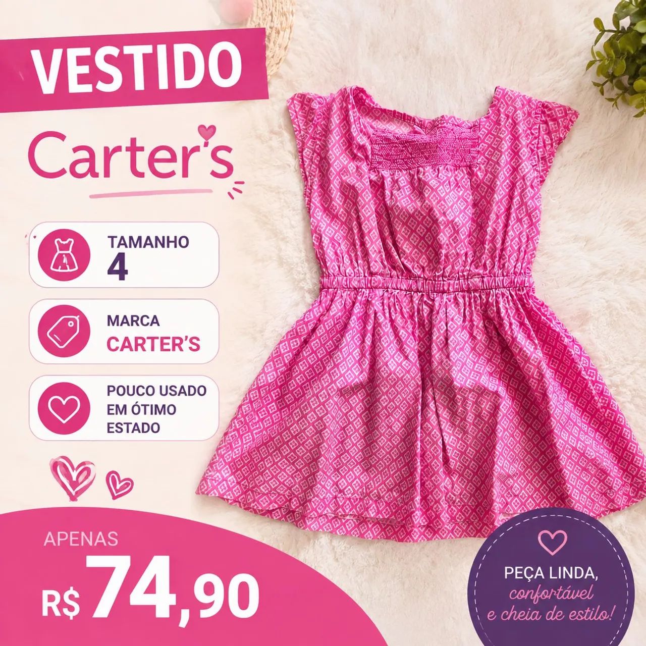 Vestido Carters