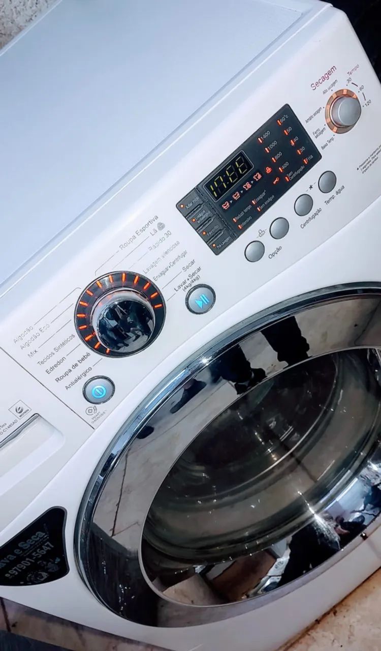LAVA E SECA LG (Tudo funcionando Leia o Anúncio) Garantia! Entrega Grátis*! - Foto 4