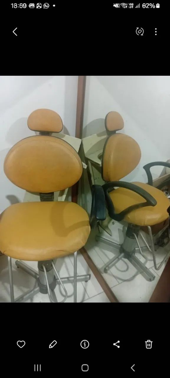 móveis de cabeleireiro ,cadeira e lavatório tudo 